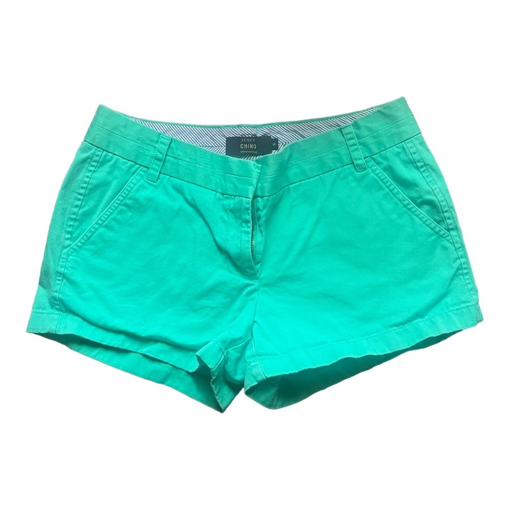 J.Crew 2" Inseam Green Chino Shorts